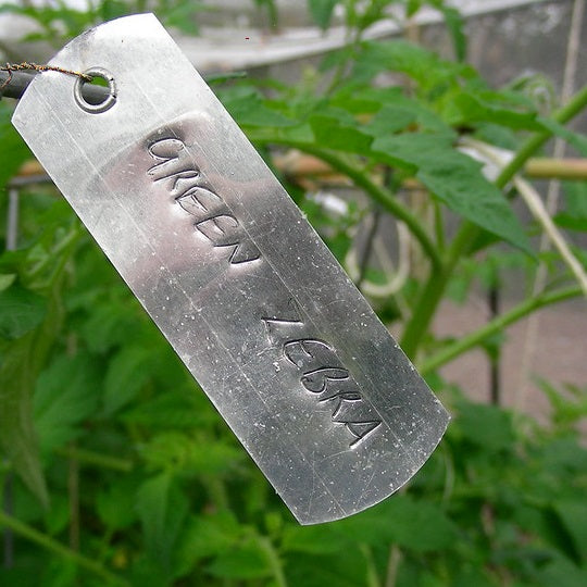 10pk Aluminium Plant Labels with Copper Tie Wire