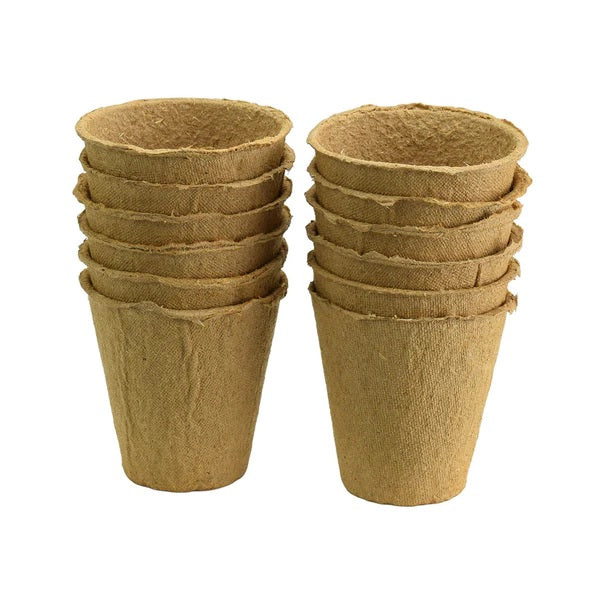 12-Pack Biodegradable Seed Raising and Growing Pots