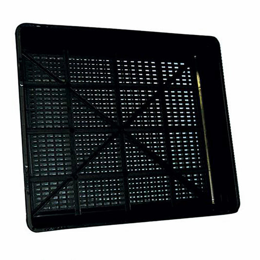 Seed Raising Tray - Fine Holed Black