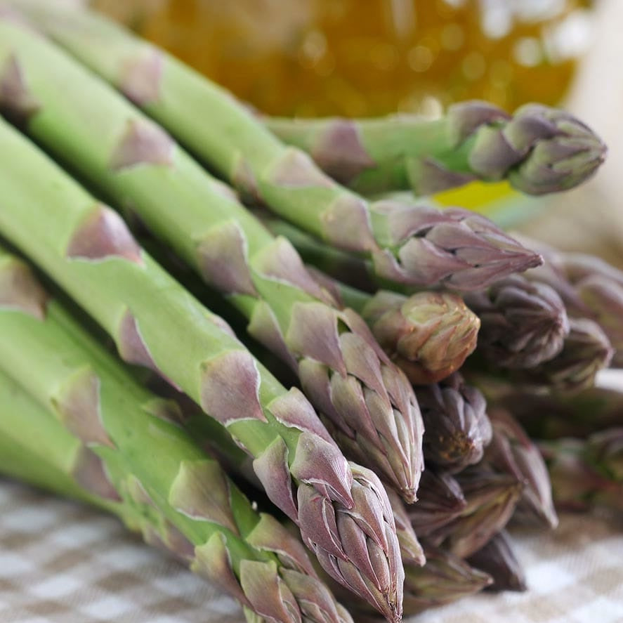 Asparagus Vegetable Seeds for planting from Spring to Autumn.  Shop now and buy certified organic and heirloom veggie seeds.