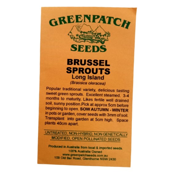 Brussel Sprouts Seeds - Long Island