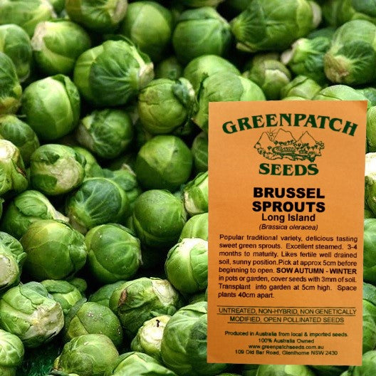 Heirloom Brussel Sprouts Vegetable Seed. Shop now and buy your heirloom and certified organic vegetable, herb and fruit seeds online today.