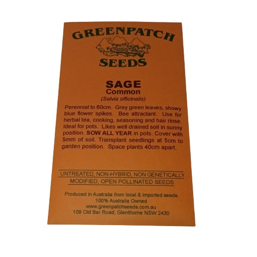 Sage Herb Seeds - Common