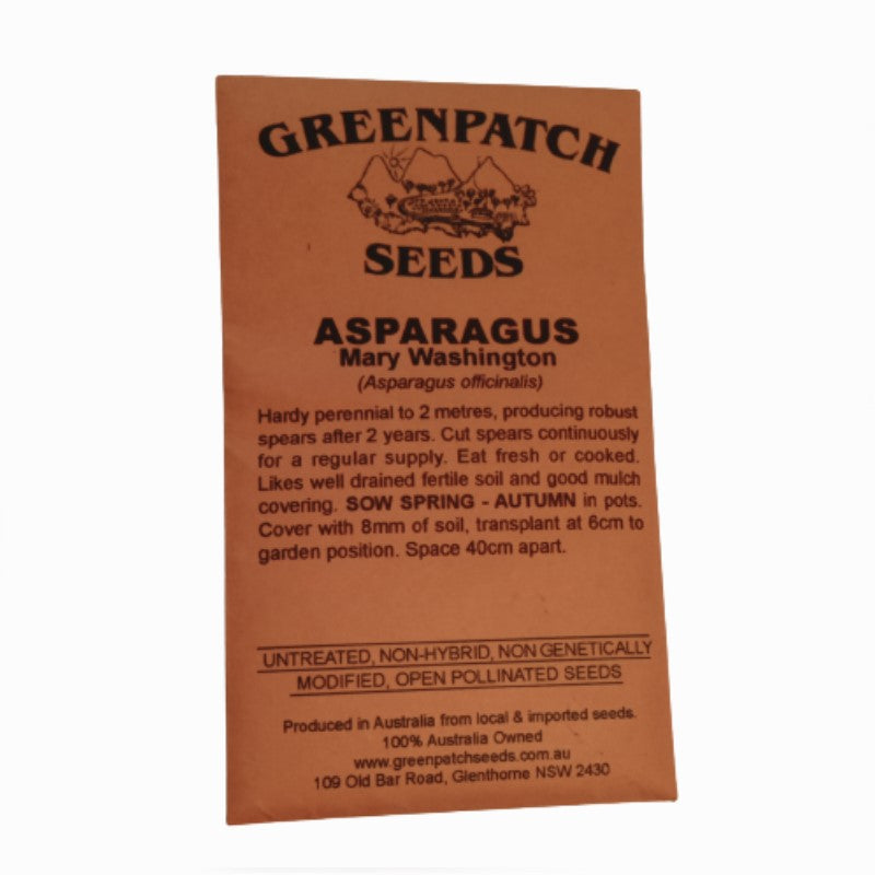 Mary Washing Asparagus Heirloom Veggie Seeds. Shop certified organic and heirloom veggie, herb and fruit seeds.