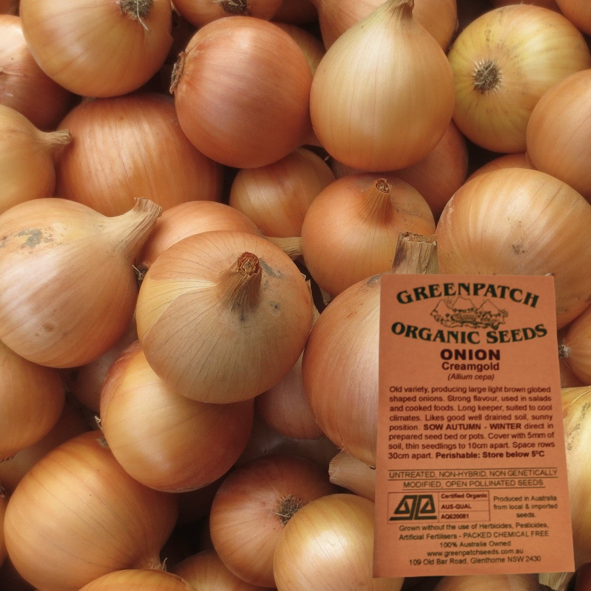 Creamgold Onion Seeds Certified Organic. Shop certified organic and heirloom vegetable seeds now.