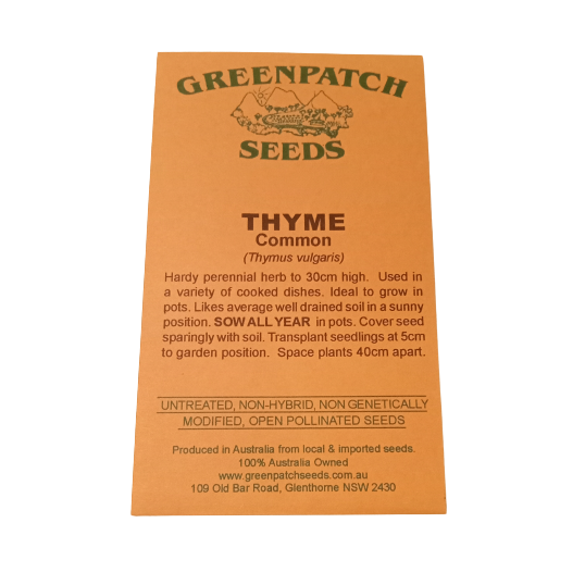 Thyme Common - Herb Seeds