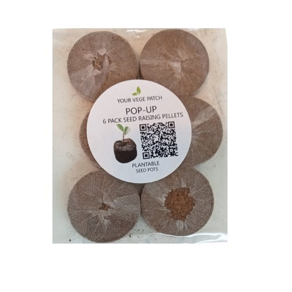 YourVegePatch Pop-Up Seed Raising Peat Plantable Pots